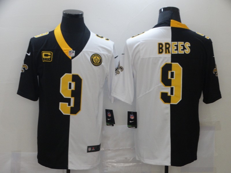 Men New Orleans Saints #9 Brees black white Nike Vapor Untouchable Limited NFL Jerseys->los angeles angels->MLB Jersey